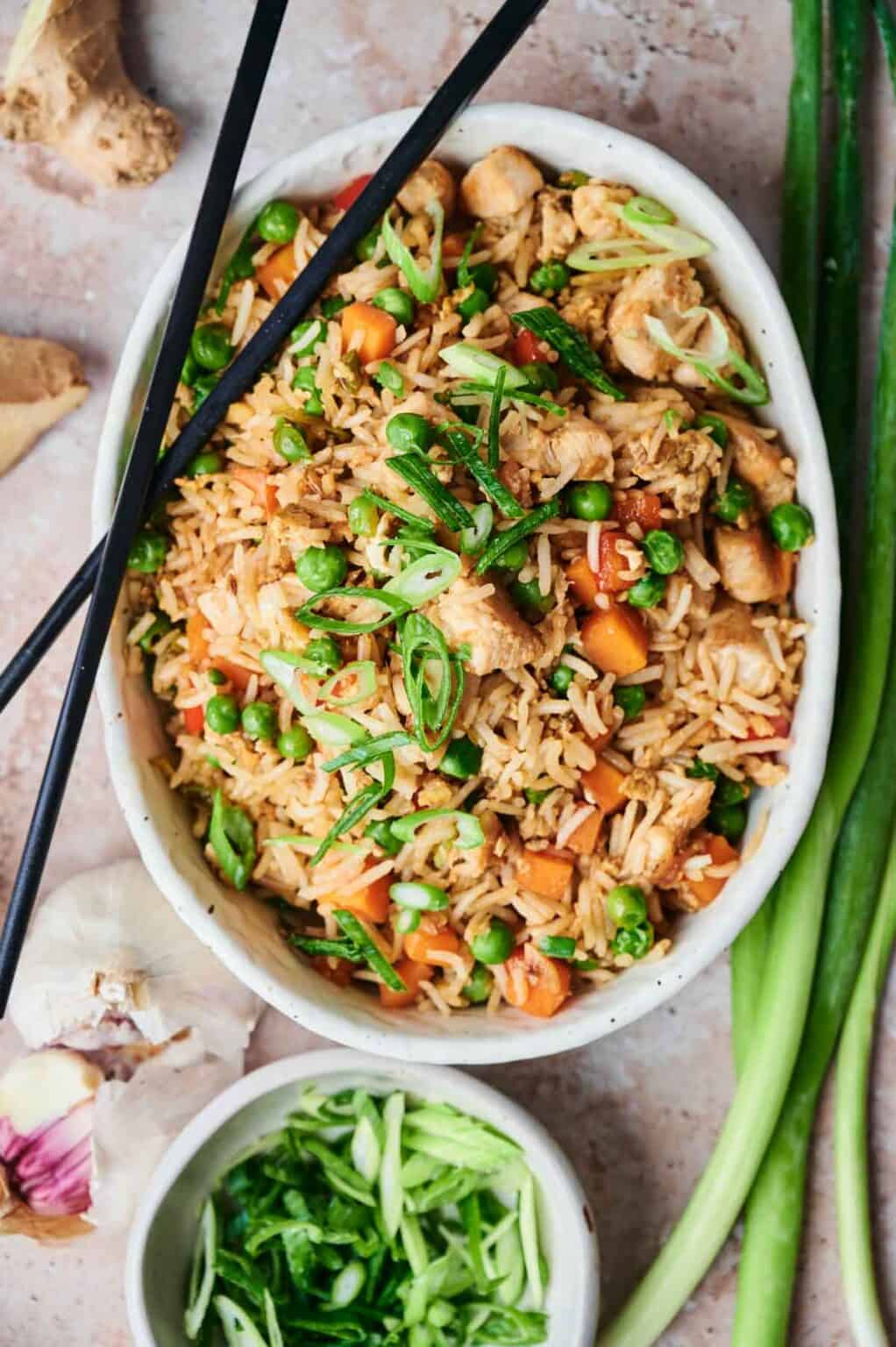 Hunger Fried Rice Chinese Chicken Fried Rice (Better Than Takeout) - Hungry Cooks Kitchen