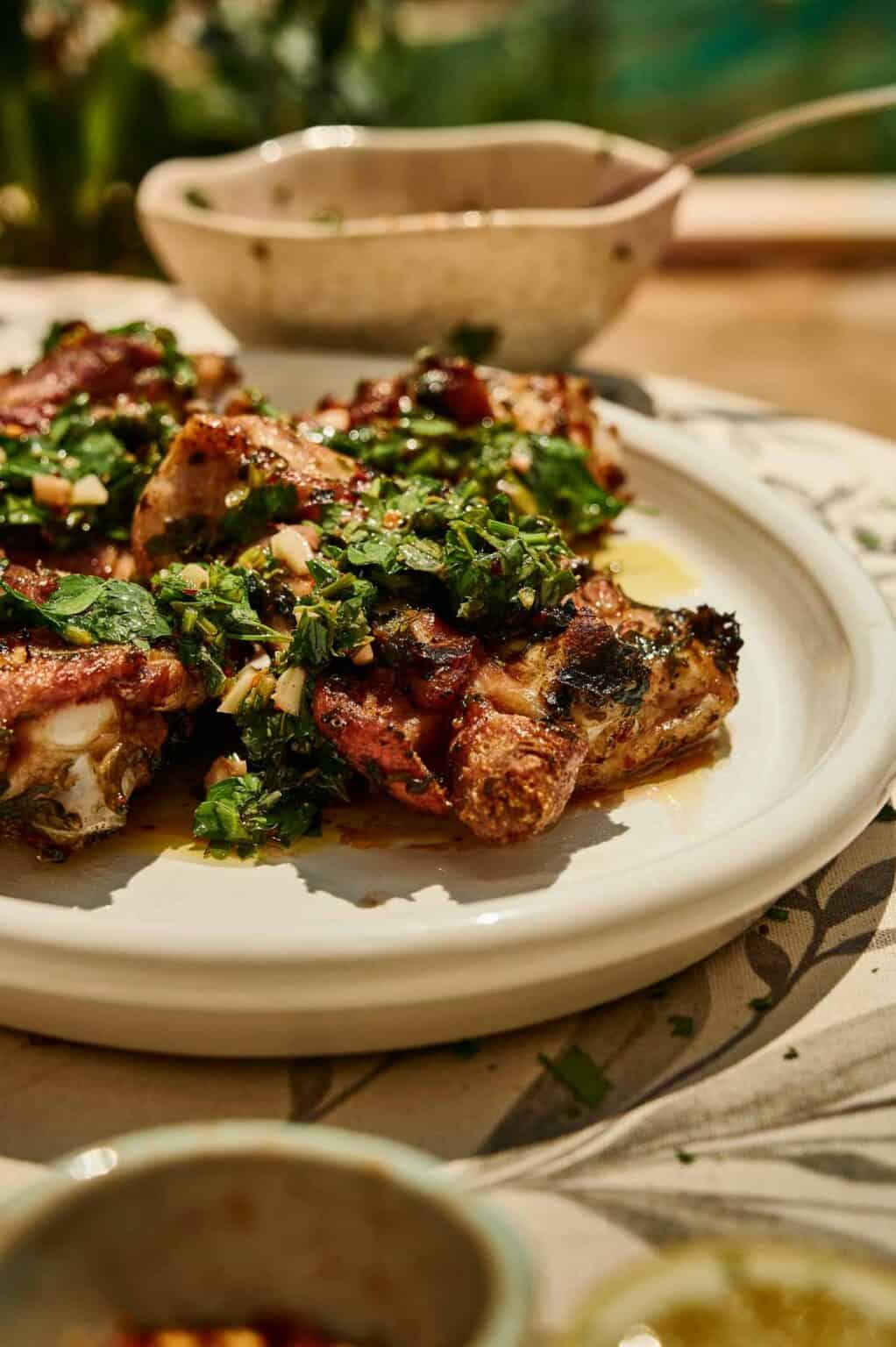 Grilled Chicken Thighs - Hungry Cooks Kitchen