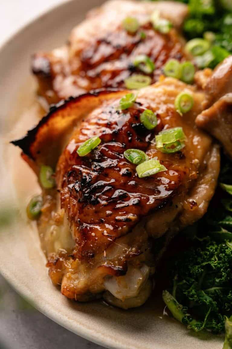 Sticky Chicken Thighs